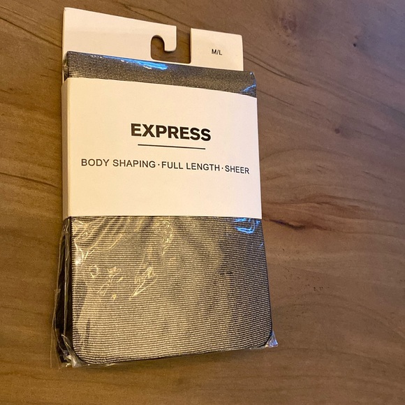 Express Body Shaping Full Length Sheer Tights NWT - Picture 1 of 5